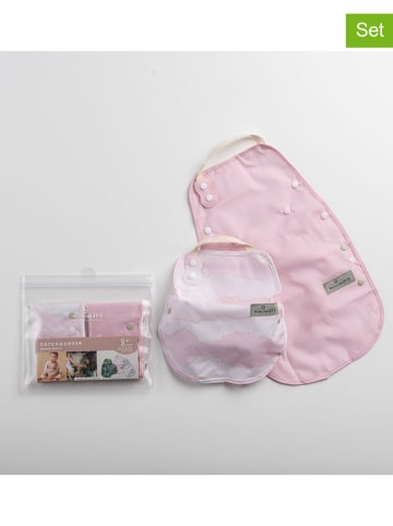 MINIWARE 2er-Set: Lätzchen "Catch&Cover" in Rosa