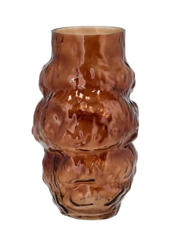 Villa Collection Wazon "Baks" w kolorze brązowym - wys. 30 x Ø 17,5 cm