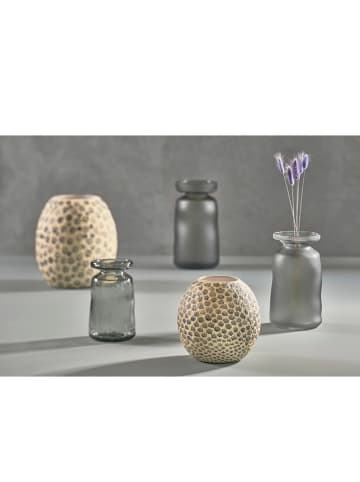 Villa Collection Vaas "Taia" beige/grijs - (H)28,5 cm x Ø 23,5 cm