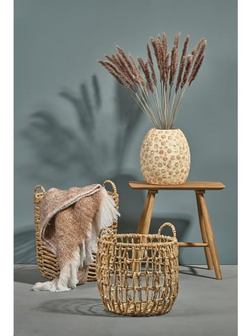 Villa Collection Wazon "Tana" w kolorze beżowo-jasnobrązowym - wys. 28,5 x Ø 23,5 cm