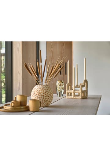 Villa Collection Vase "Tana" in Beige/ Hellbraun - (H)20 cm x Ø 18,5 cm