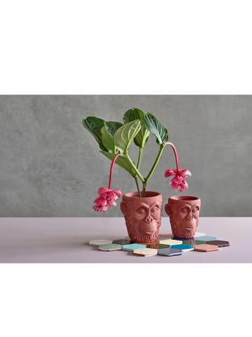 Villa Collection Übertopf "Calbe" in Rot - (H)19 cm x Ø 19 cm
