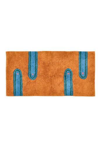 Villa Collection Indoor-tapijt "Styles" oranje/blauw - (L)140 x (B)70 cm