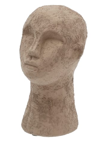 Villa Collection Figurka "Talvik" w kolorze jasnobrązowym - 7,5 x 15 x 7,5 cm