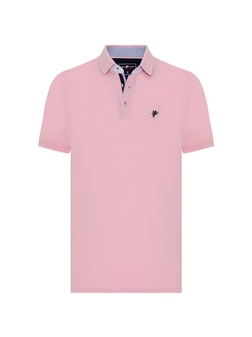Denim Culture Koszulka polo w kolorze jasnoróżowym