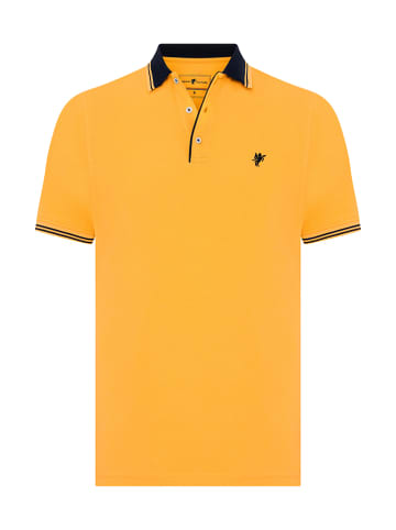 Denim Culture Koszulka polo w kolorze pomarańczowym