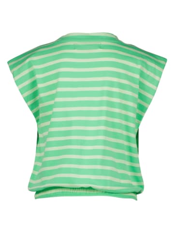 Vingino Koszulka "Hildi" w kolorze zielono-białym