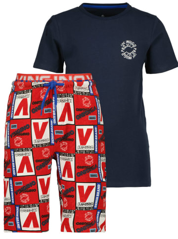 Vingino Pyjama "Waldo" donkerblauw/rood