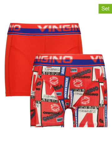 Vingino 2-delige set: boxershorts rood