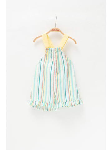 zeyland Baby & Kids Tuinbroek geel/turquoise