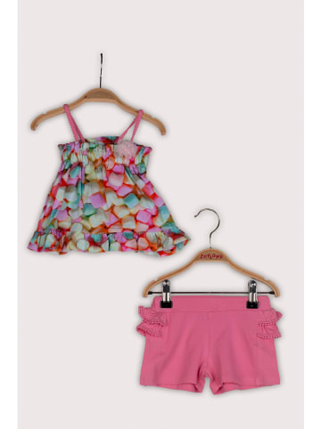 zeyland Baby & Kids 2tlg. Outfit in Pink/ Bunt