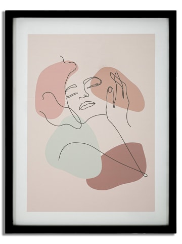 Mauro Ferretti Druk artystyczny "Face" w ramce - 35 x 47 cm