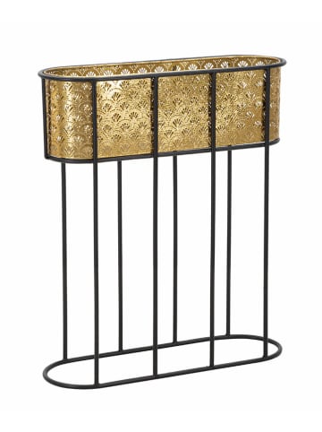 Mauro Ferretti Pflanzhalter in Gold/ Schwarz - (B)60 x (H)70 x (T)20 cm