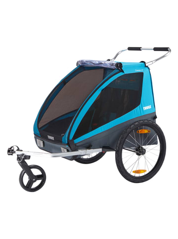 Thule Przyczepka rowerowa 2w1 "Coaster XT" w kolorze niebieskim