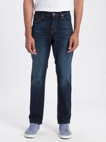 Cross Jeans Spijkerbroek - slim fit - donkerblauw