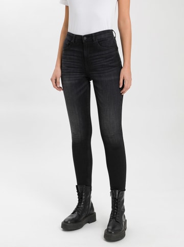 Cross Jeans Spijkerbroek - skinny fit - zwart