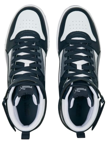 Puma Leder-Sneakers "RBD Game" in Weiß/ Schwarz