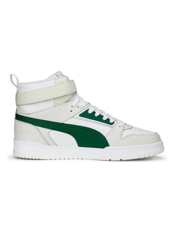 Puma Leren sneakers "RBD Game" wit/groen