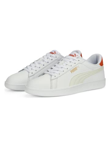 Puma Skórzane sneakersy "Puma Smash 3.0 L" w kolorze białym