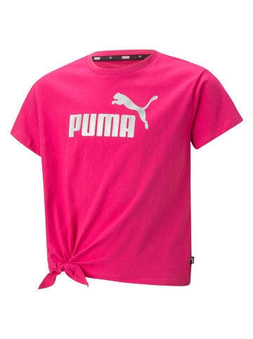 Puma Koszulka "ESS+" w kolorze różowym