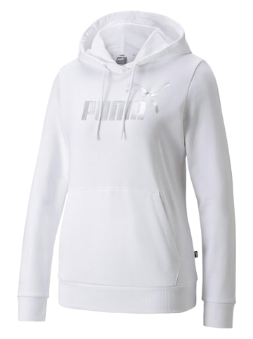 Puma Hoodie "ESS+" in Weiß