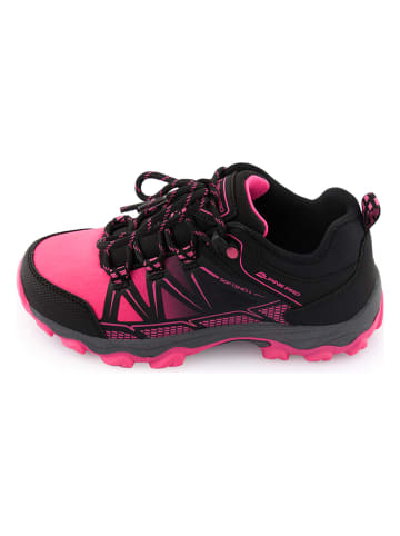 Alpine Pro Buty trekkingowe "Faro" w kolorze czarno-różowym