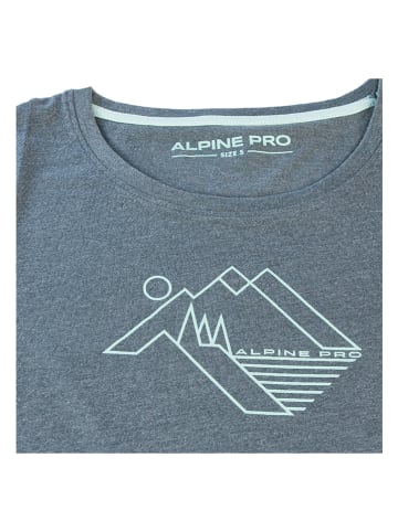 Alpine Pro Koszulka "Kefada" w kolorze antracytowym