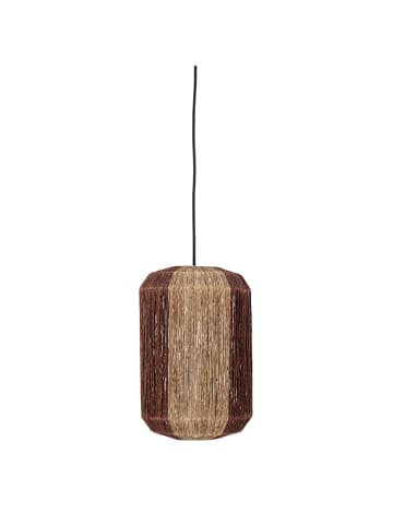 Bloomingville Hängeleuchte "Tano" in Hellbraun - (H)40 x Ø 27 cm