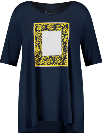 SAMOON Shirt donkerblauw