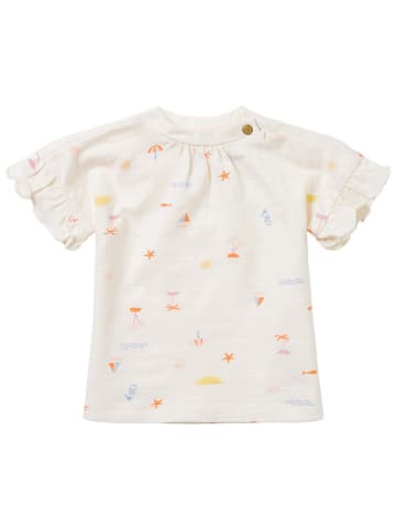 Noppies Shirt "New Delhi" in Creme/ Orange/ Blau