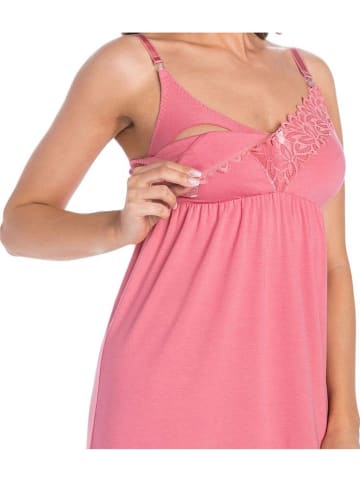 Teyli Umstandsnachthemd in Koralle