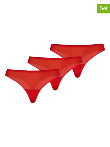 Teyli 3er-Set: Strings in Rot