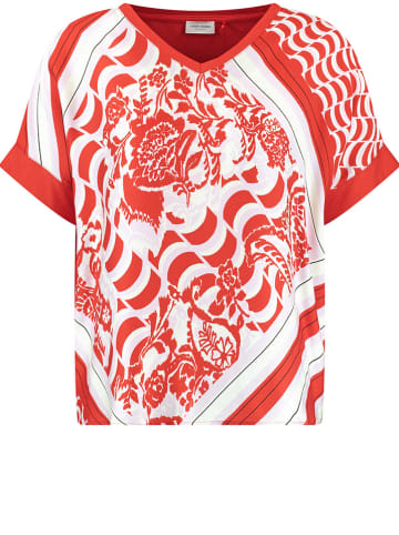 Gerry Weber Shirt in Rot/ Weiß