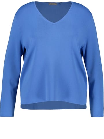SAMOON Pullover in Blau