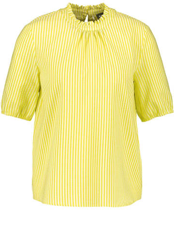 TAIFUN Bluse in Gelb/ Weiß