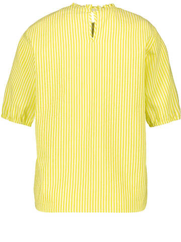 TAIFUN Bluzka w kolorze żółto-białym