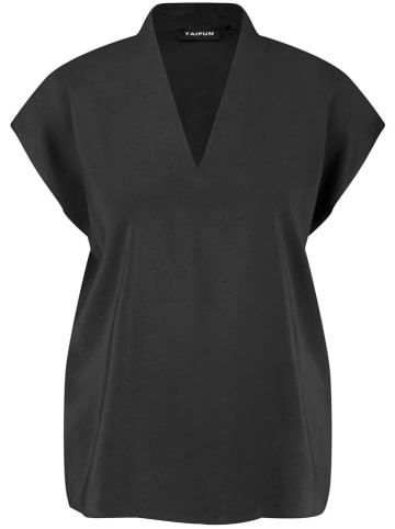 TAIFUN Bluzka w kolorze czarnym