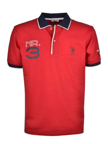 U.S. Polo Assn. Koszulka polo w kolorze czerwonym