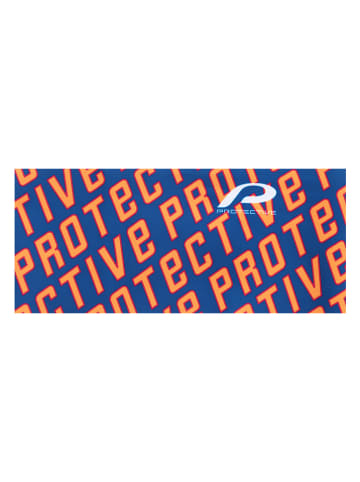 Protective Stirnband in Dunkelblau/ Orange