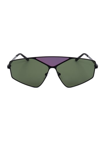 Karl Lagerfeld Unisex-Sonnenbrille in Schwarz/ Dunkelgrün