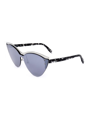 Karl Lagerfeld Dameszonnebril grijs-zwart/blauw
