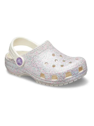 Crocs Chodaki w kolorze srebrnym ze wzorem