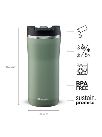 aladdin Thermobecher "Barista Mocca" in Grün - 350 ml
