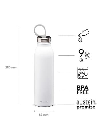 aladdin Isolierflasche "Chilled" in Weiß - 550 ml
