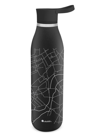 aladdin Isolierflasche "CityLoop" in Schwarz - 600 ml
