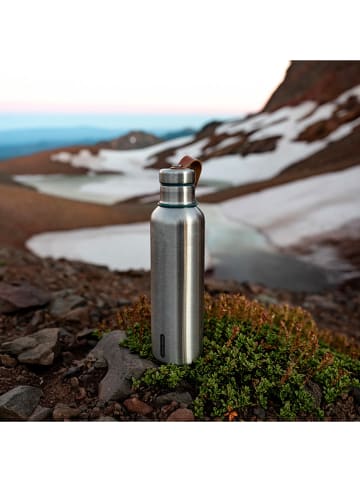Black+Blum Isolierflasche in Silber/ Grün - 750 ml