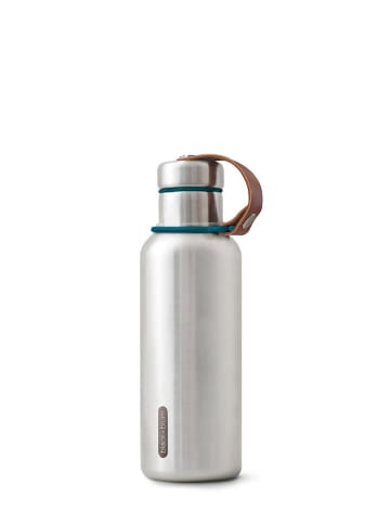 Black+Blum Isolierflasche in Silber/ Blau - 500 ml
