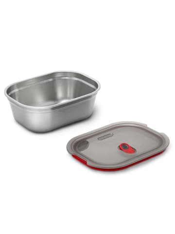 Black+Blum Pudełko 3w1 w kolorze srebrnym na lunch - 20,5 x 8 x 16 cm