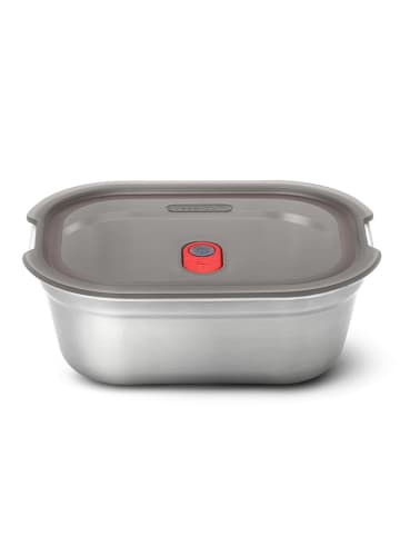 Black+Blum 3-in-1 lunchbox zilverkleurig - (B)17 x (H)6,5 x (D)12,5 cm