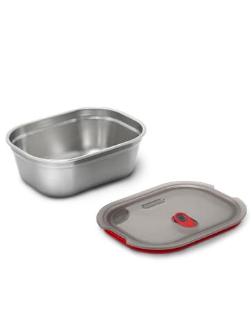Black+Blum 3in1 Lunchbox in Silber - (B)17 x (H)6,5 x (T)12,5 cm
